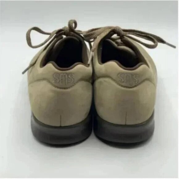 SAS Free Time Suede Leather Comfort Walking Shoes Size 6.5 - Picture 3 of 7